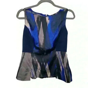 Tahari Fitted Peplum Blouse, XS